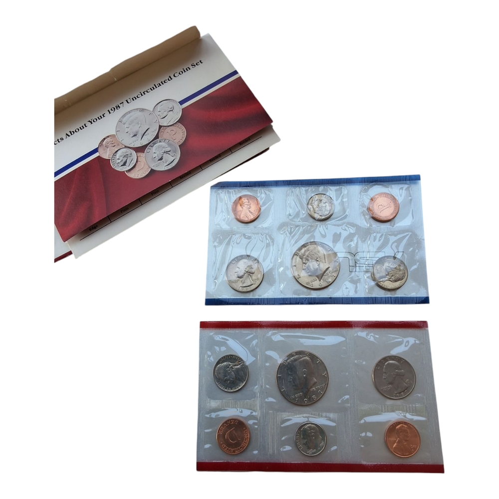 1987 Uncirculated Coin Set